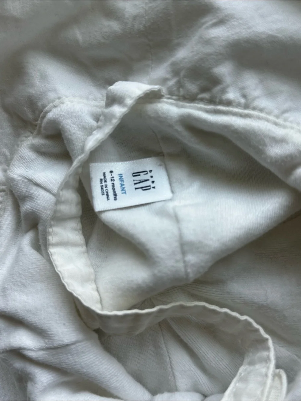 Baby gap infant white eyelet sun hat